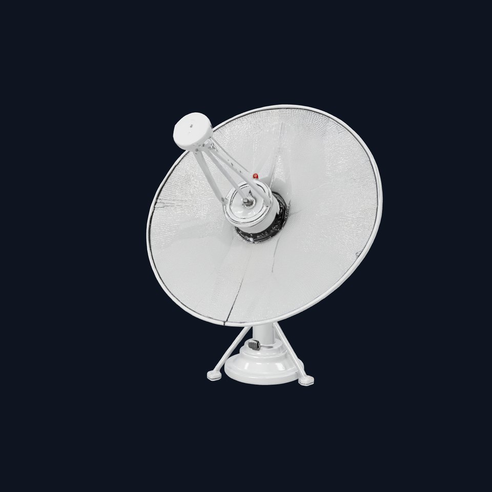 Satellite Dish Model Pack with Adjustable Stand